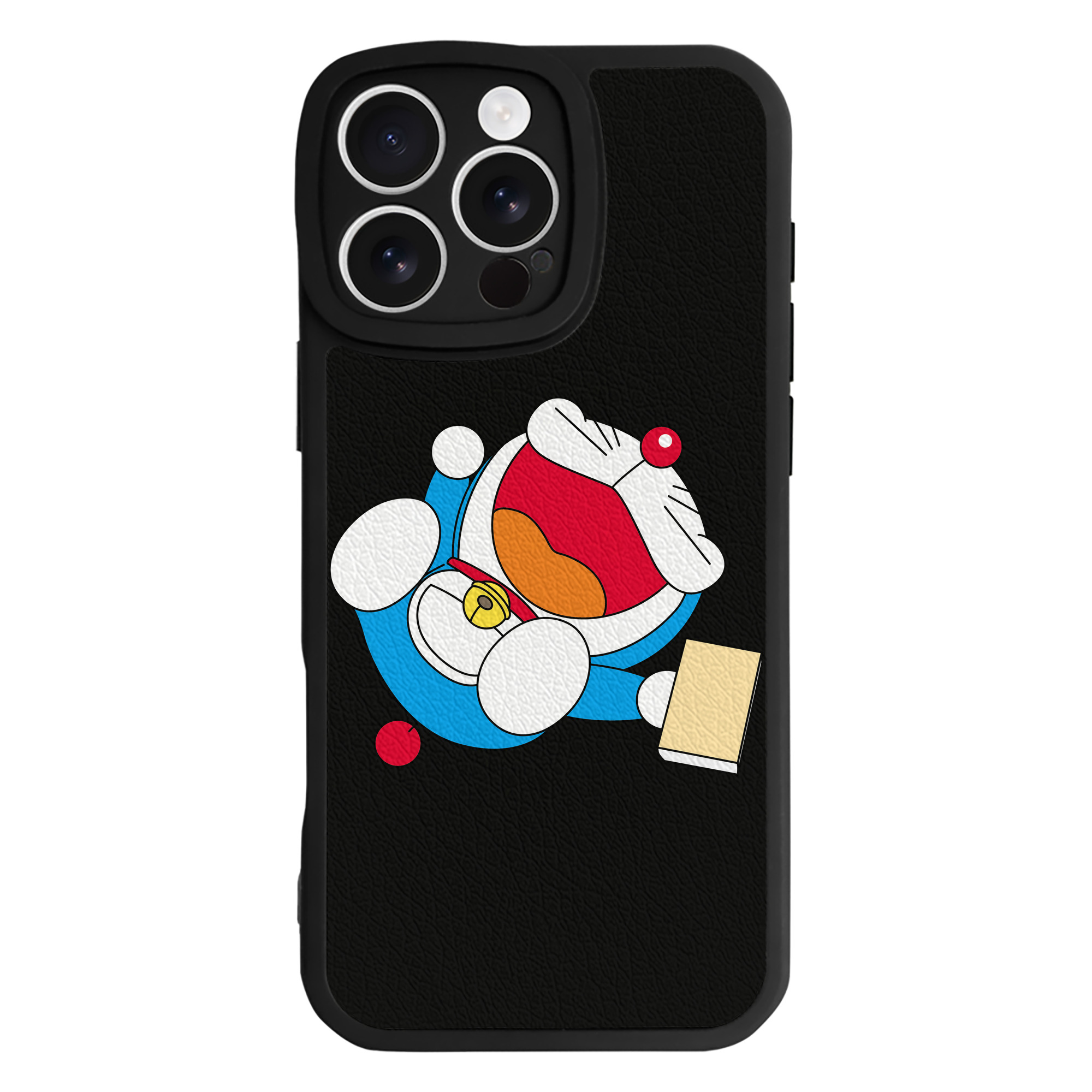（画像用） ドラえもん Doraemon 【iPhone 16シリーズ対応】シリコンスマホケース（レザー調） 材質：シリコン
